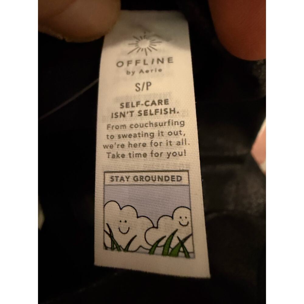 NWT Offline by Aerie sparkly stretchy leggings pants nightlife parties sz S - Picture 4 of 11